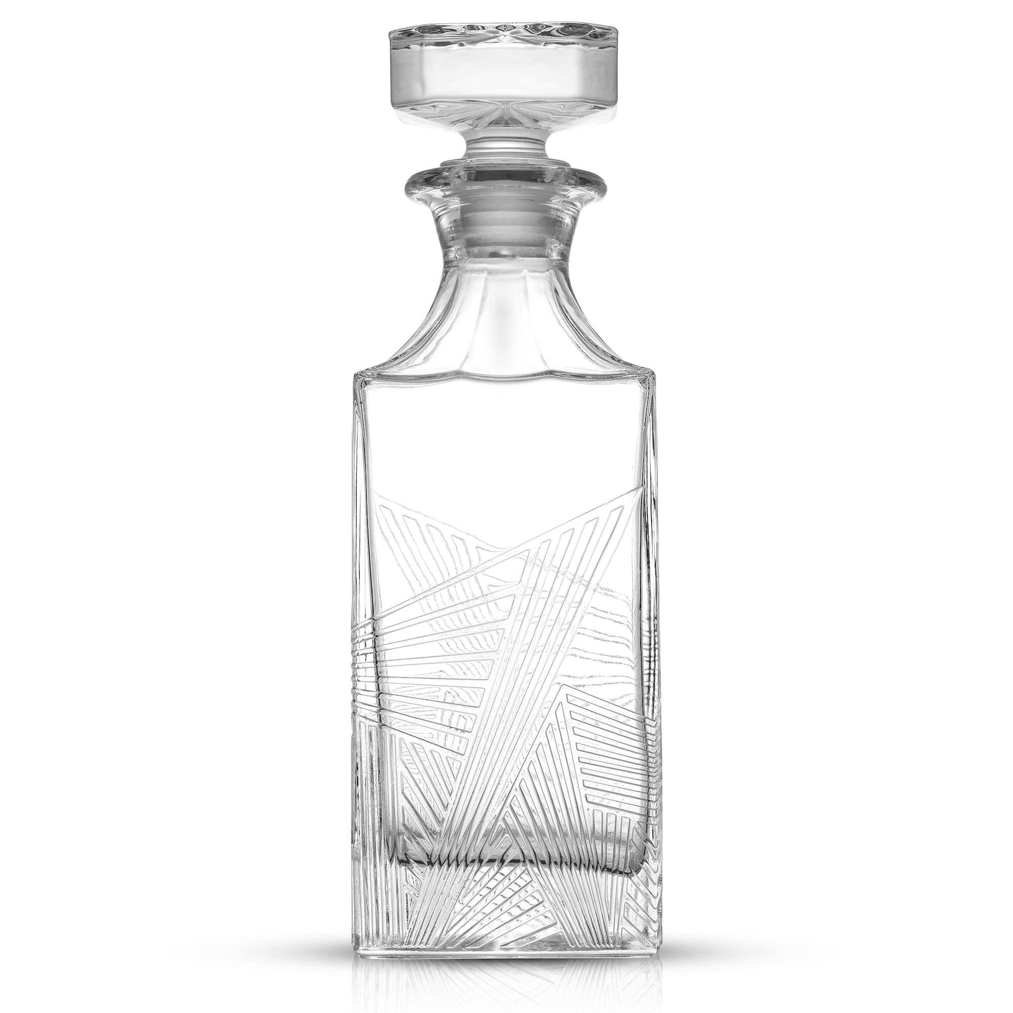 JoyJolt® 27oz. Gatsby Art Deco Whiskey Decanter